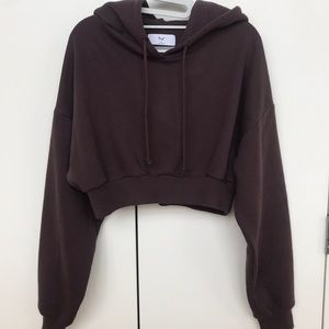 Aritzia super crop hoodie